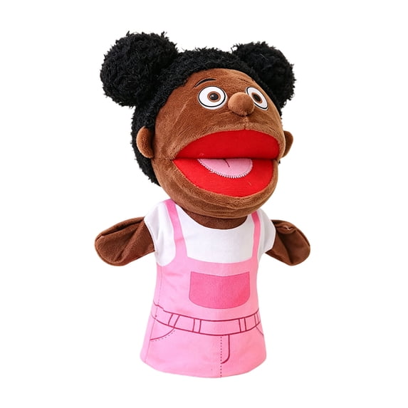 Hand Puppets for Kids, 8 Multicultural, 11 Inch | Plush with Movable Mouths, Speech Therapy, Social Emotional Learning, Dramatic Play