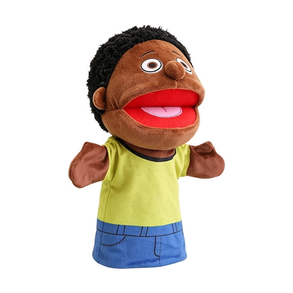 Hand Puppets for Kids, 8 Multicultural, 11 Inch | Plush with Movable Mouths, Speech Therapy, Social Emotional Learning, Dramatic Play