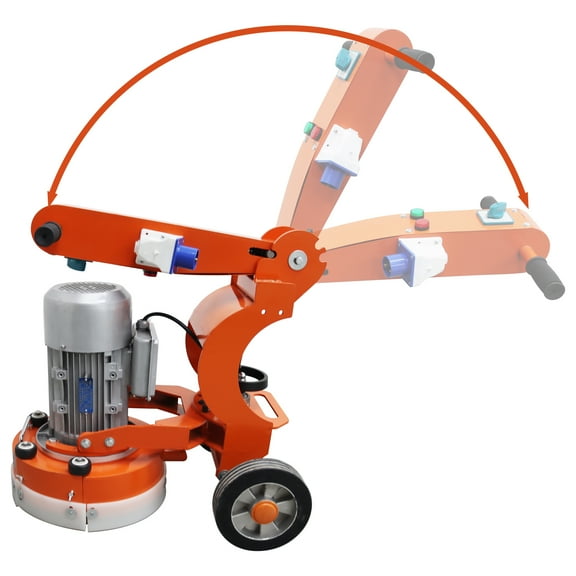 Hand Push Cement Ground Grinder Polishing Machine Concrete Floor Grinding And Trimming Machine 220V