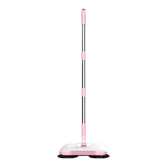 Hand Push Manual Floor Sweeper Three In One Dust Collecting Cleaning Tool, Labor Saving Indoor Ground Dirt Sweeping Equipment, Multipurpose Household Lazy Style Light Duty Floor Cleaner
