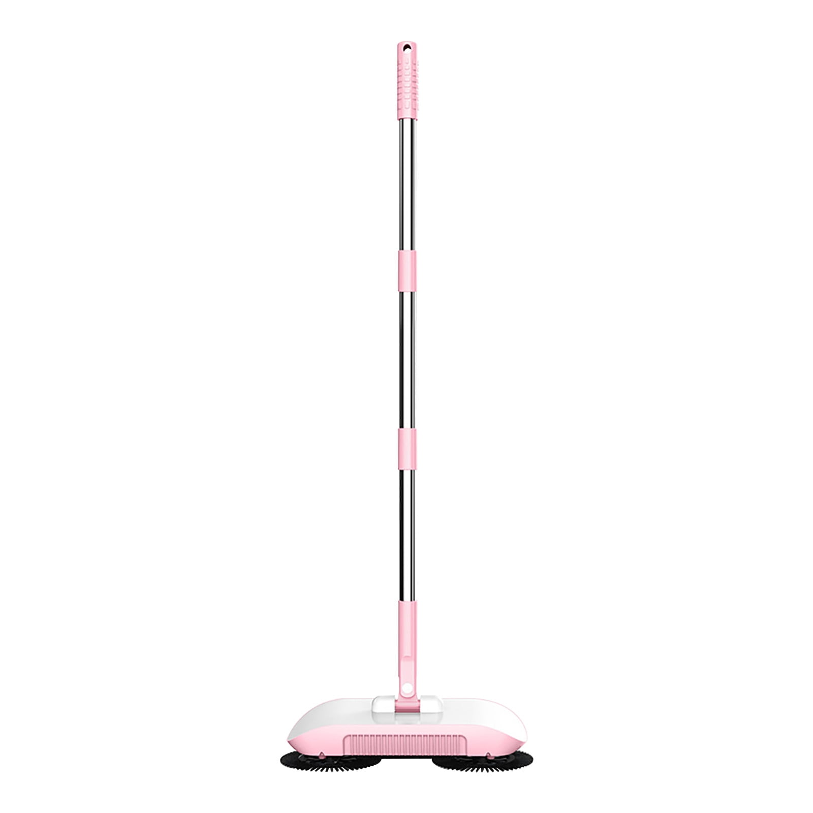 Hand Push Sweeper 3 in 1 Floor Cleaner with Upgraded Brush Microfiber Mop for Hardwood Tile Vinyl Floors Pet Hair Dust Lazy Household Cleaning Tool No Electricity Needed Compact