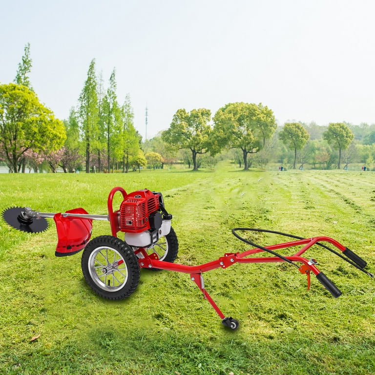 Hand Push Type Grass Cutter Garden Tool Lawn Mower Trimmer Gasoline Brush Cutter