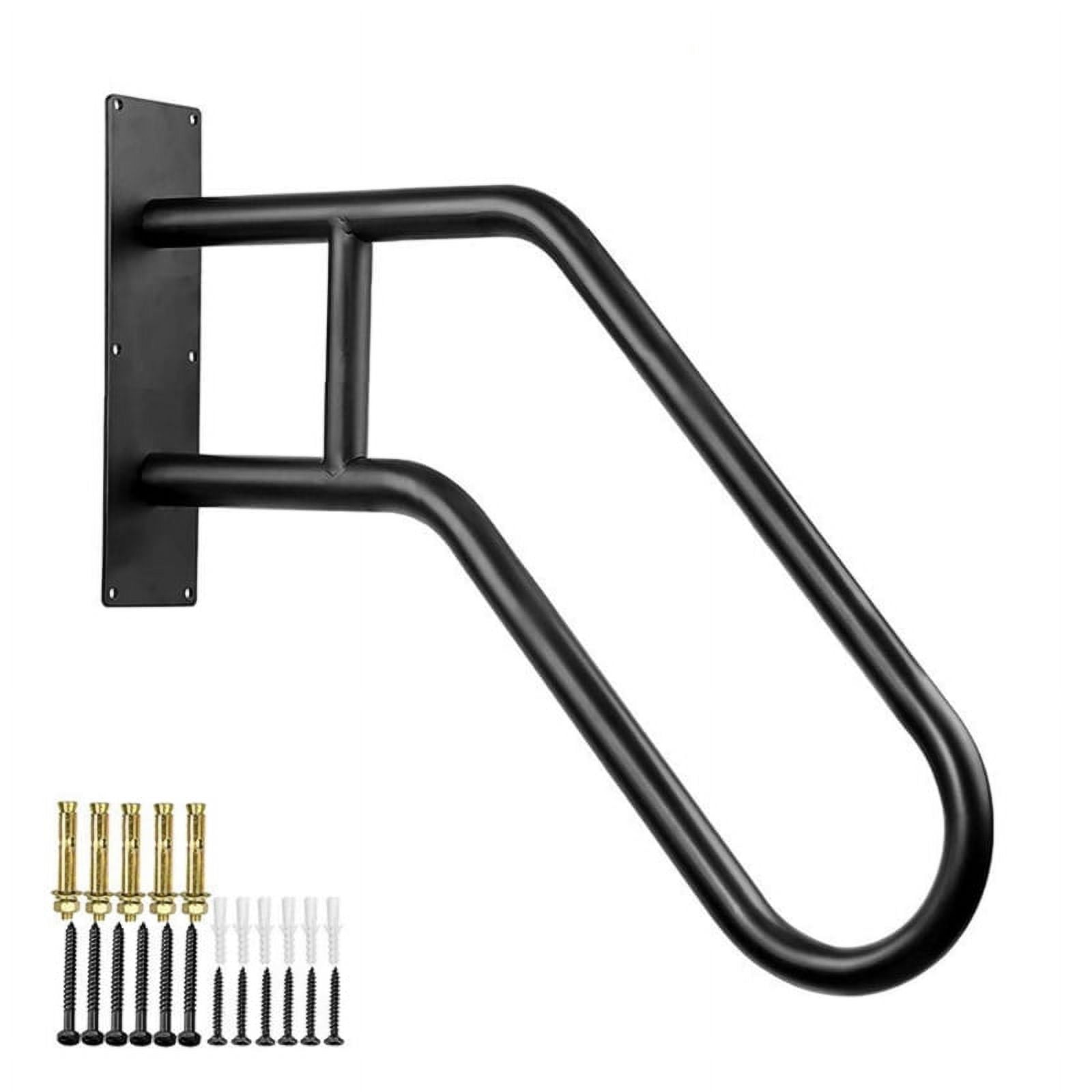 Black Metal Handrail for Outdoor Stairs and Porches