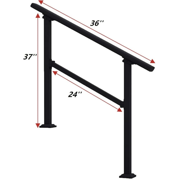 Handrails For Outdoor Steps 12 Step Stair Hand Rail Kit Transitional
