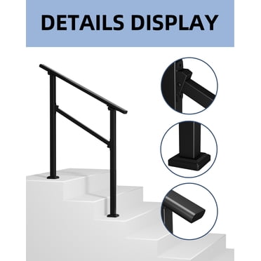 SKYSHALO Outdoor Step Handrails, 18.9