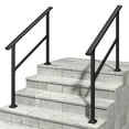 thumbnail image 1 of Hand Rails for Outdoor Steps, 3-4 Step Handrail 2 Pack,, 1 of 7