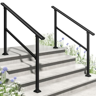 Fence & Rail Hand Rails for Outdoor Steps, 3 Step Handrail & Indoor ...