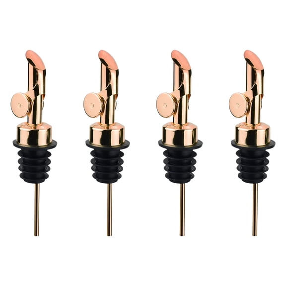 Hand Release Automatic Wine Bottles Pourer Leak Proof Structure Nonrust Steel Construction Suitable for Standard Necks