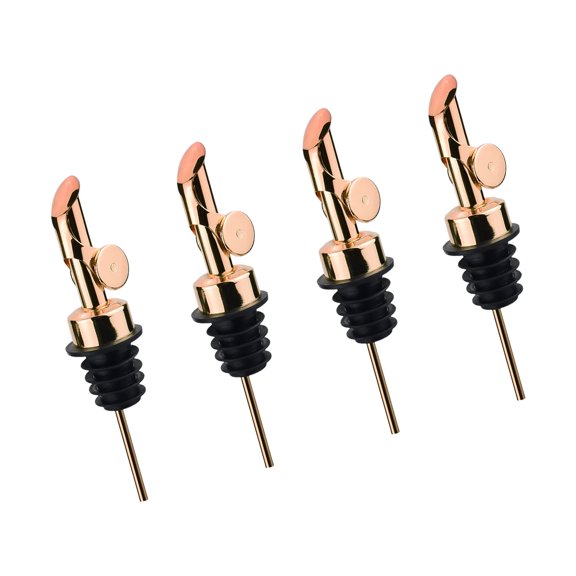 Hand Release Automatic Wine Bottles Pourer Leak Proof Structure Nonrust Steel Construction Suitable for Standard Necks