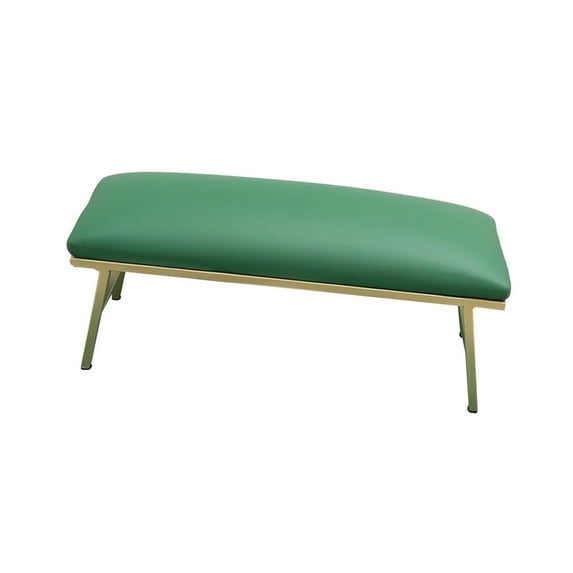 Hand Rest for Nail Accessory Premium Desk ,PU Leather, Table Pad Arm Rest for Nails Manicure Tool for Salon Home Manicurist Nail Techs Use Arm Green