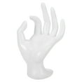thumbnail image 1 of Hand Ring Holder, Hand Jewelry Holder Ring Display Stand Jewelry Display Heavy Base Decorative, White, 1 of 5