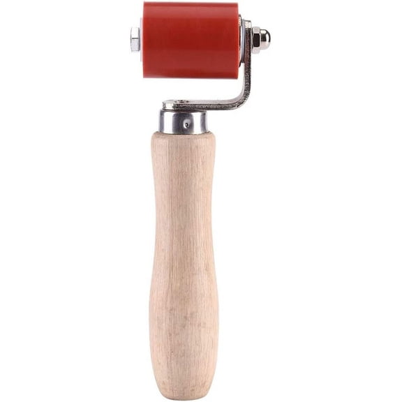 Hand Roller - 40Mm High Temperature Resistant Silicone Seam Hand Pressure Roller Roofing Welding Tool Red