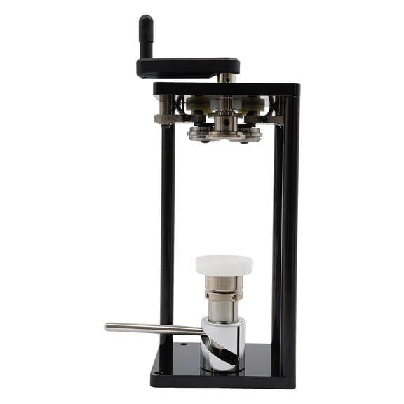 Hand Rotary Sealing Machine Manual Can Sealing Tool Stainless Steel Bench Sealer Can Sealer for Aluminum/PET Cans with 55mm Diameter & 10 Pcs/min Speed