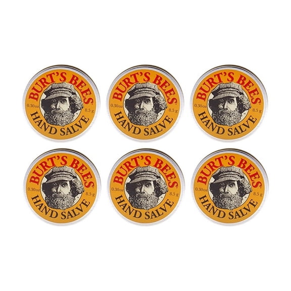 Hand Salve by Burts Bees for Unisex - 0.3 oz Cream - Pack of 6