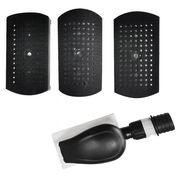 Hand Sanding Block Kit with Replacement Pad Hook and Loop Multipurpose Sander Tool for Wood Sanding Car Polishing