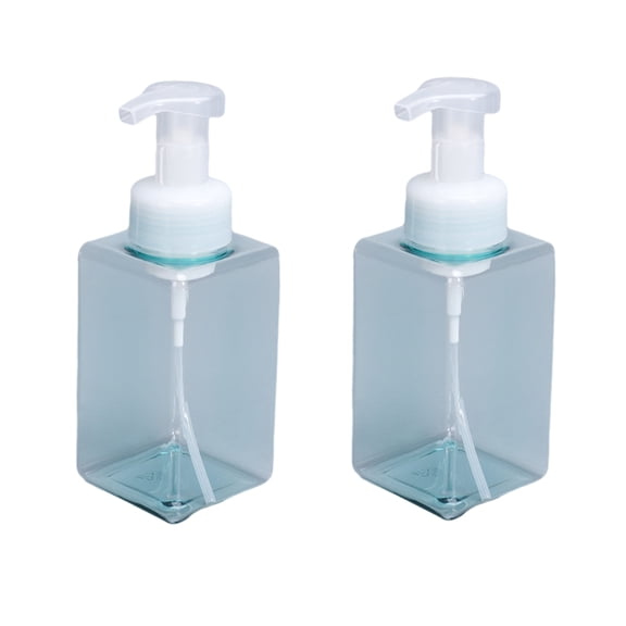 Hand Sanitizer dispenser, plastic pump bottle, refillable Empty Lotion dispenser Shampoo Container - blue