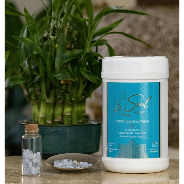 Hand Sanitizer made with Lavender Pure Essential Oil Throat Chakra