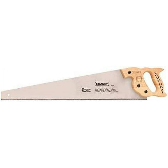 STANLEY Hand Saw, 26 in. L, Wood Handle, 1 pc.  Heavy-Duty Construction, Professional Use