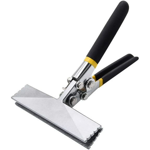 Hand Seamer, 6in Straight Jaw Sheet Metal Bender Tools, Sheet Metal Seamer Form Edge Seamer Seaming Plier with Ergonomic Handle, for Bending and Flattening Sheet Metal Hand Tool
