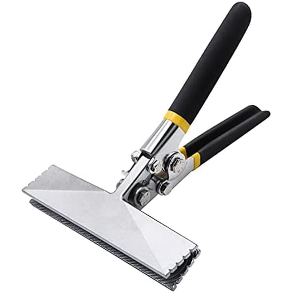 Hand Seamer, 6in Straight Jaw Sheet Metal Bender Tools, Sheet Metal Seamer Form Edge Seamer Seaming Plier with Ergonomic Handle, for Bending and Flattening Sheet Metal Hand Tool