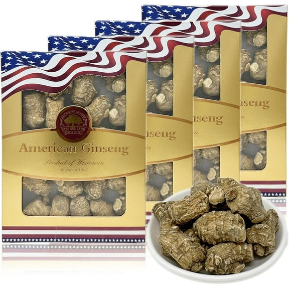 Hand-Selected A Grade Cultivated Wisconsin American Ginseng Roots,Ginseng Pearl 16oz