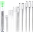 thumbnail image 1 of Hand Sewing Big Eye Needles Sharp Needle 5 Sizes 25pieces Embroidery Needles Reusable Home Essentials Transparent Bottle Packaging, 1 of 5