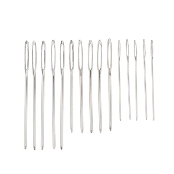 Hand Sewing Knitting Darning Threading Supply 15pcs Large Eye 15pcs large eye