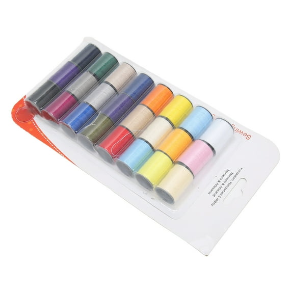 Hand Sewing Thread, Assorted Colors Sewing Thread 24 Rolls For Craft