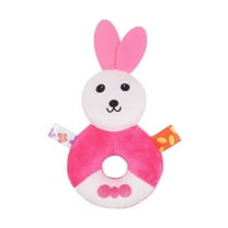 Hand Shaking Circle Soothing Toy, Soft Rattling Plush for 1  Year, Interactive Sensory Companion, Comforting Sleep Aid Gift