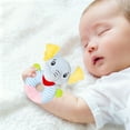 thumbnail image 1 of Hand Shaking Rattle Plush Toy Soothing Sounds for 3-12 Months Sensory Play Sleep Aid, 1 of 6