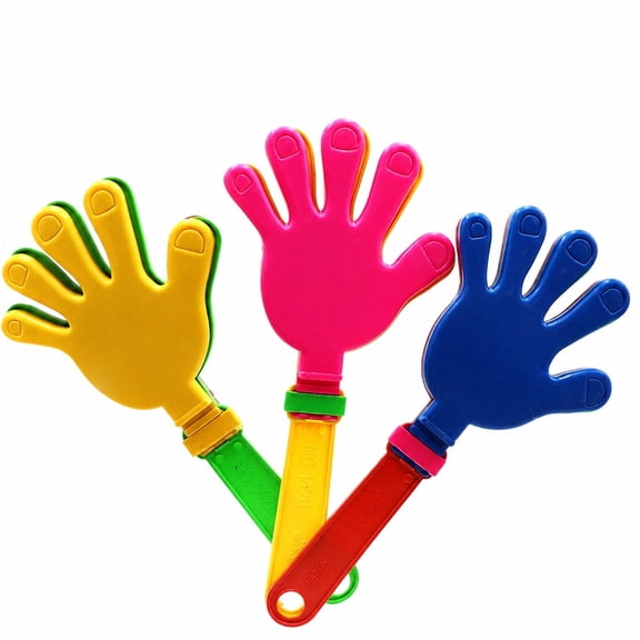 Hand Shaped Clappers Noise Makers Party Favors Plastic Clapper Cheer Clappers For Holiday Events Sporting Events,28X12X2Cm