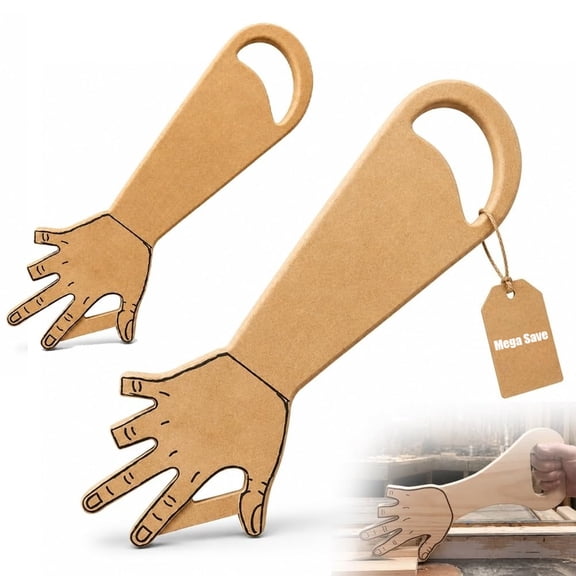 Hand-Shaped Table Saw Push Stick, Block Woodworking Safety Pusher Featherboard Jig Handle Guide Tool Kit for Router Bandsaw Jointer Cutting Blade Guard Control Carpenter Workshop Accessories