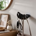 thumbnail image 1 of Hand Shaped Wall Shelf, 5.5 in x 3.9 in x 3.1 in, Plastic, for Household Repair and Organization, Black, 1 of 5