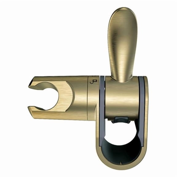 Hand Shower Slide Bar Bracket - Antique Brass - Adjustable - ADA Compliant