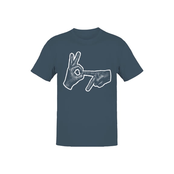 Hand Sign OK Point Gesture Men's T-shirt