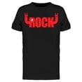 thumbnail image 1 of Hand Sign Rock Tee Men's -Image by Shutterstock, 1 of 2