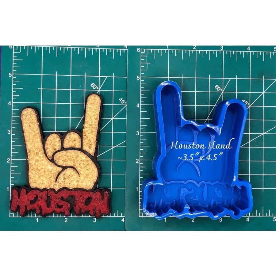 Hand Sign with Melting Houston silicone freshie mold