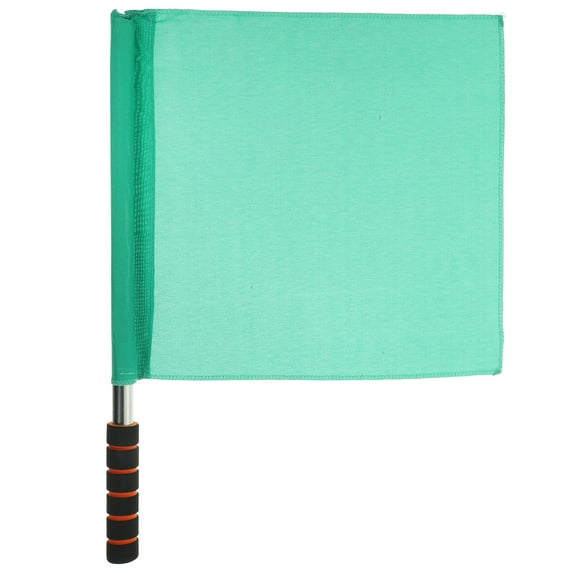 Hand Signal Flag Stainless Steel Pole Referee Flag Competition Referee Flag