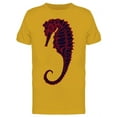thumbnail image 1 of Hand Silhouette Drawing Seahorse T-Shirt Men -Image by Shutterstock, Male Medium, 1 of 2