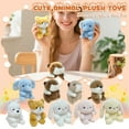 thumbnail image 1 of Hand Sized Hamster Stuffed Animals Cute Soft Plush Doll Small Plushies Toys Gifts for Kids Blue 5 inch (C), 1 of 9