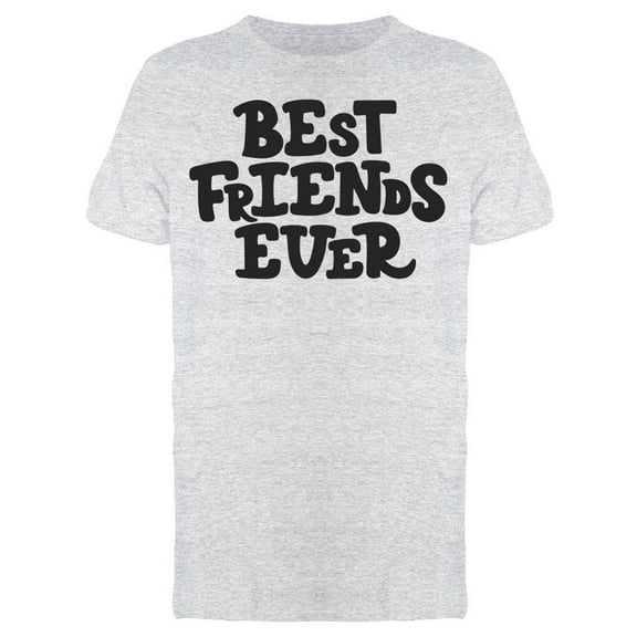 Hand Sketch Best Friends Ever T-Shirt Men -Image by Shutterstock, Male x-Large