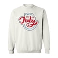 thumbnail image 1 of Hand Sketched Fourth Of July Sweatshirt Women -Image by Shutterstock, Female 4X-Large, 1 of 4