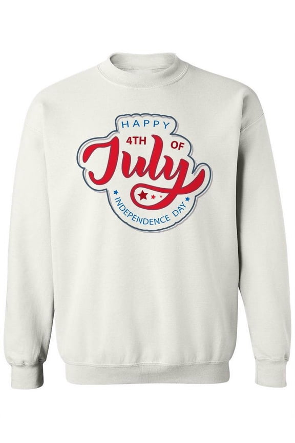 Hand Sketched Fourth Of July Sweatshirt Women -Image by Shutterstock, Female Medium