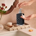 thumbnail image 1 of Hand Soap Dispenser Bottle, Plastic Refillable Liquid Soap Pump, Bathroom Kitchen Countertop Organizational Solution, Holiday Home Decor Gift Enhancement for Seasonal Celebration, AESTIVO, 1 of 8