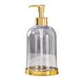 thumbnail image 1 of Hand Soap Dispenser Refillable Pump Bottle for Liquid Soap, Lotion, Shampoo, Shower Gel - Multi-Purpose Reusable Plastic Dispenser for Bathroom and Kitchen, 1 of 6