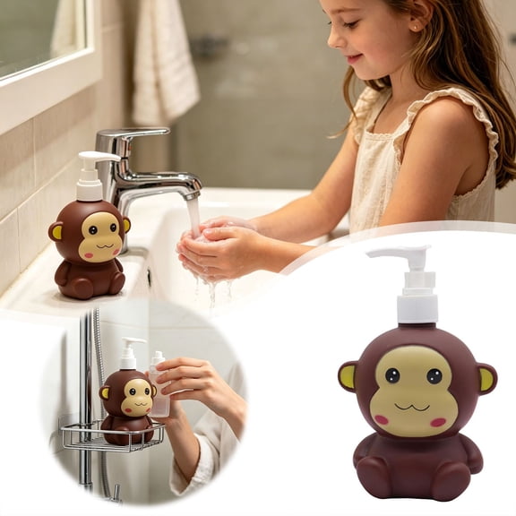 Hand Soap Dispenser Refillable Soap Dispenser Bottle for Kitchen Counter with Elegant Design Leakproof for Hand Soap Shampoo Lotion Dispensing