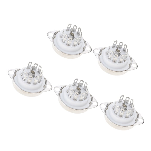 Hand Soldering Optimized Vacuum Tube Base with Low Noise Signals Transmission Gold Layer Protect for 6N4 6N2 Preamps
