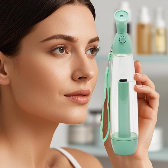 Hand Spray Bottle Portable Mist Sprayer for Cleaning Gardening Hair Care Ergonomic Trigger Sprayer with Adjustable Nozzle Refillable Water Bottle 8.7 Inch