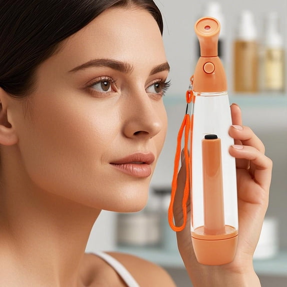 Hand Spray Bottle Portable Mist Sprayer for Cleaning Gardening Hair Care Ergonomic Trigger Sprayer with Adjustable Nozzle Refillable Water Bottle 8.7 Inch