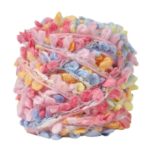 Hand Spun Art Yarn, 100g Roll, Hand Blended B Colors, Non-shedding & Ultra-soft for Comfortable Wear, Ideal for Knitting Scarves, Hats, and Diy Craft Projects,Vsgery